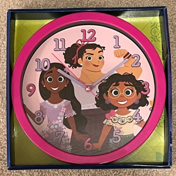 NWT/NIB Disney Encanto round wall clock - Picture 1 of 4